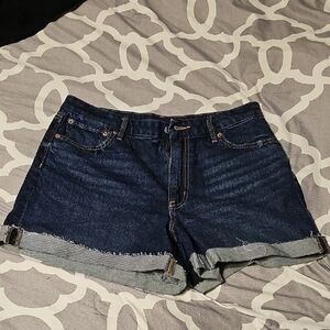 American Eagle Outfitters Dark Blue Jean Shorts